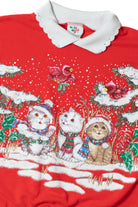 Holiday Cats Ugly Christmas Sweatshirt 62219