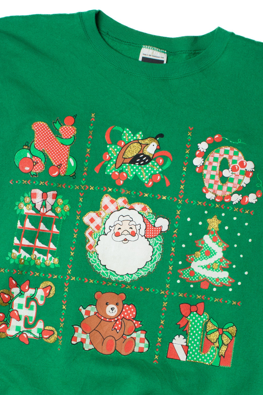 "Noel" Ugly Christmas Sweatshirt 62220
