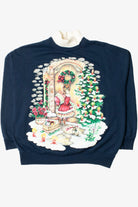 Navy Blue Ugly Christmas Sweatshirt 62221