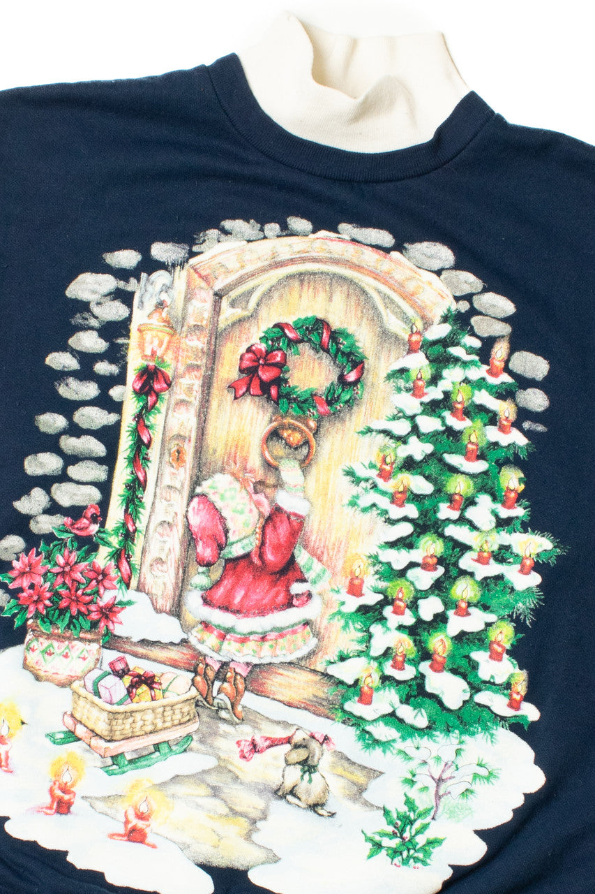 Navy Blue Ugly Christmas Sweatshirt 62221