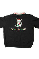 Holiday Cats Front/Back Embossed Print Ugly Christmas Sweatshirt 62223