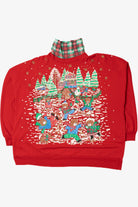 Ice Skating Bears Ugly Christmas Sweatshirt 62225