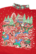Ice Skating Bears Ugly Christmas Sweatshirt 62225