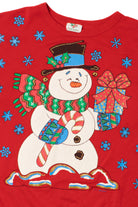 Vintage Snowman Ugly Christmas Sweater (1993)