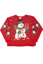 Vintage Snowman Ugly Christmas Sweater (1993)