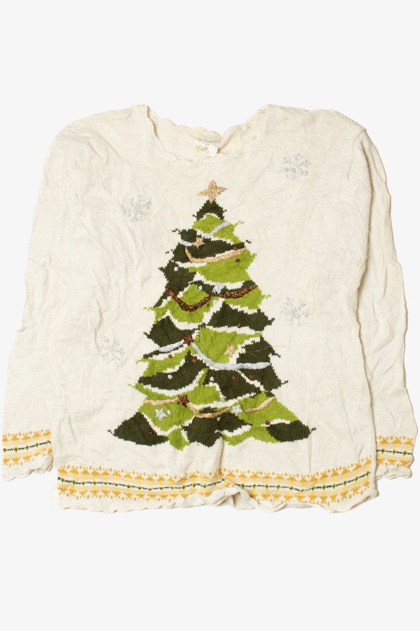 Vintage Tree Ugly Christmas Pullover 62232