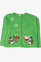 Cheetah Print Accents Ugly Christmas Cardigan 62241