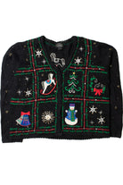 Beaded Ugly Christmas Cardigan 62242
