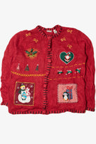 Red Ugly Christmas Cardigan 62243