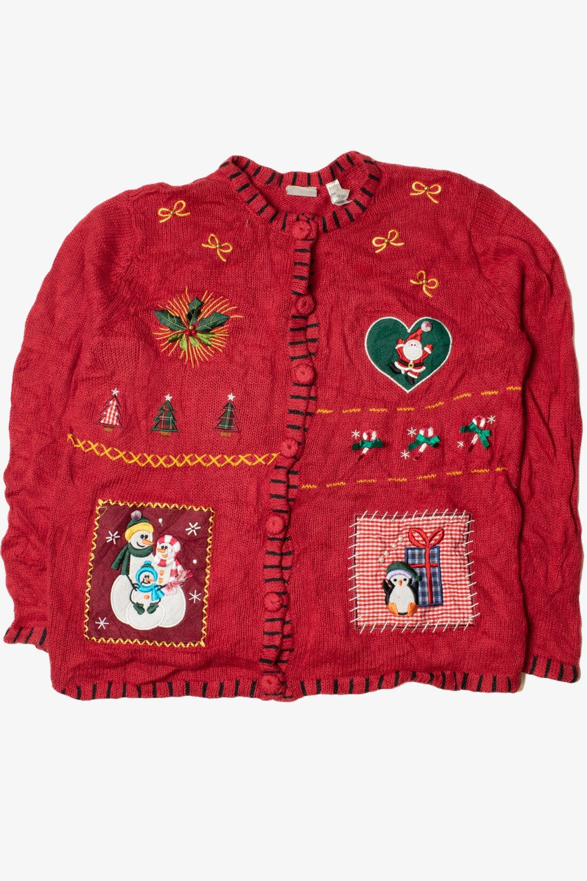 Red Ugly Christmas Cardigan 62243
