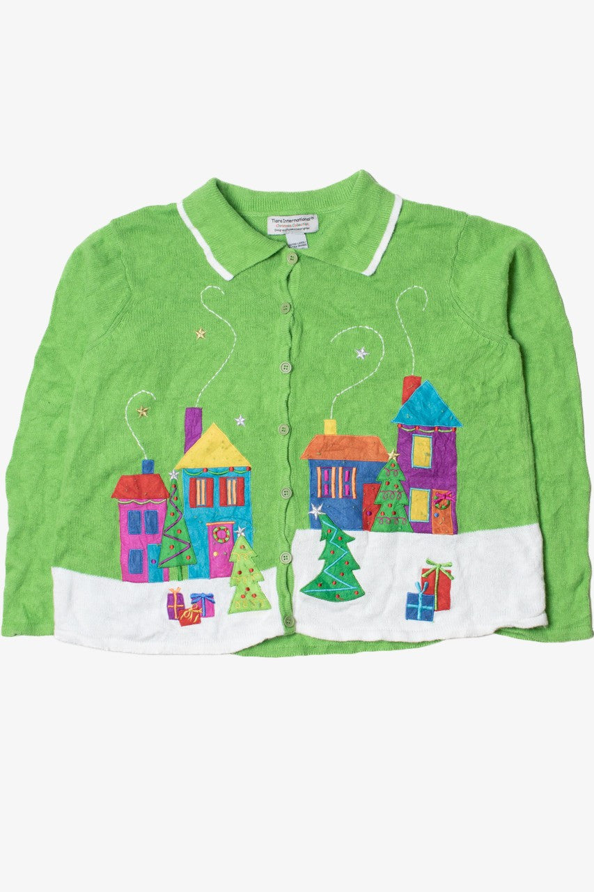 Holiday Town Ugly Christmas Cardigan 62245