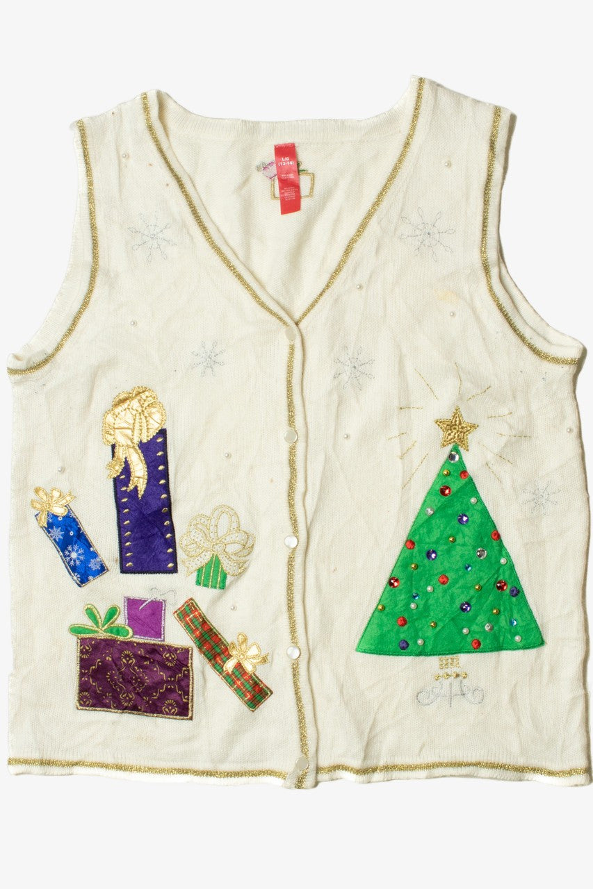 Christmas Tree Presents Ugly Christmas Vest 62255