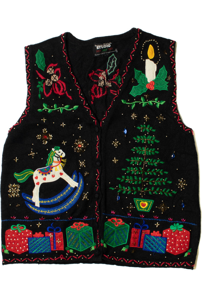 Rocking Horse Ugly Christmas Vest 62259