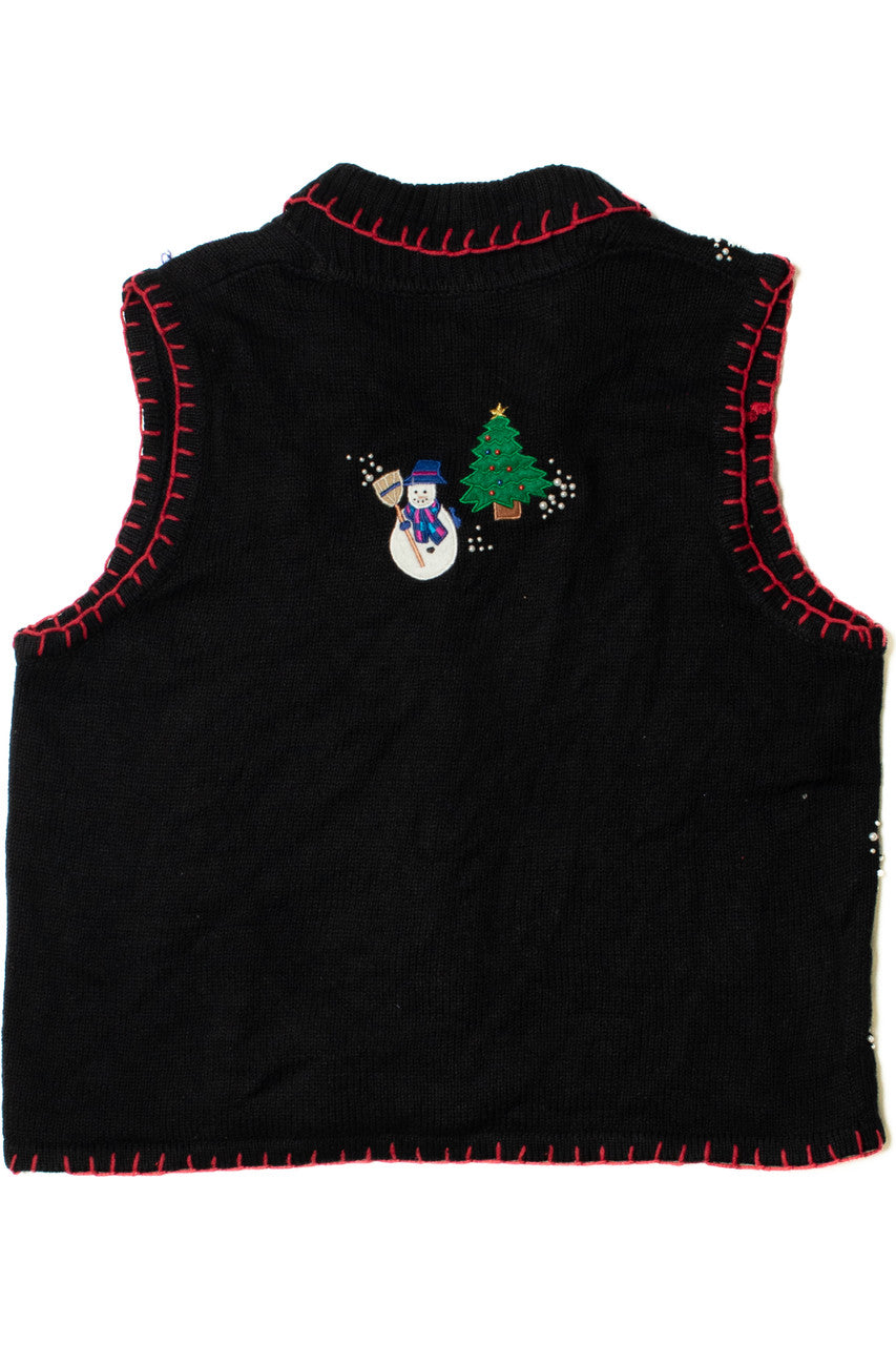It's Raining Snow-men! Ugly Christmas Vest 62262