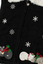 Holiday Cats Faux Fur Collar Ugly Christmas Vest 62270
