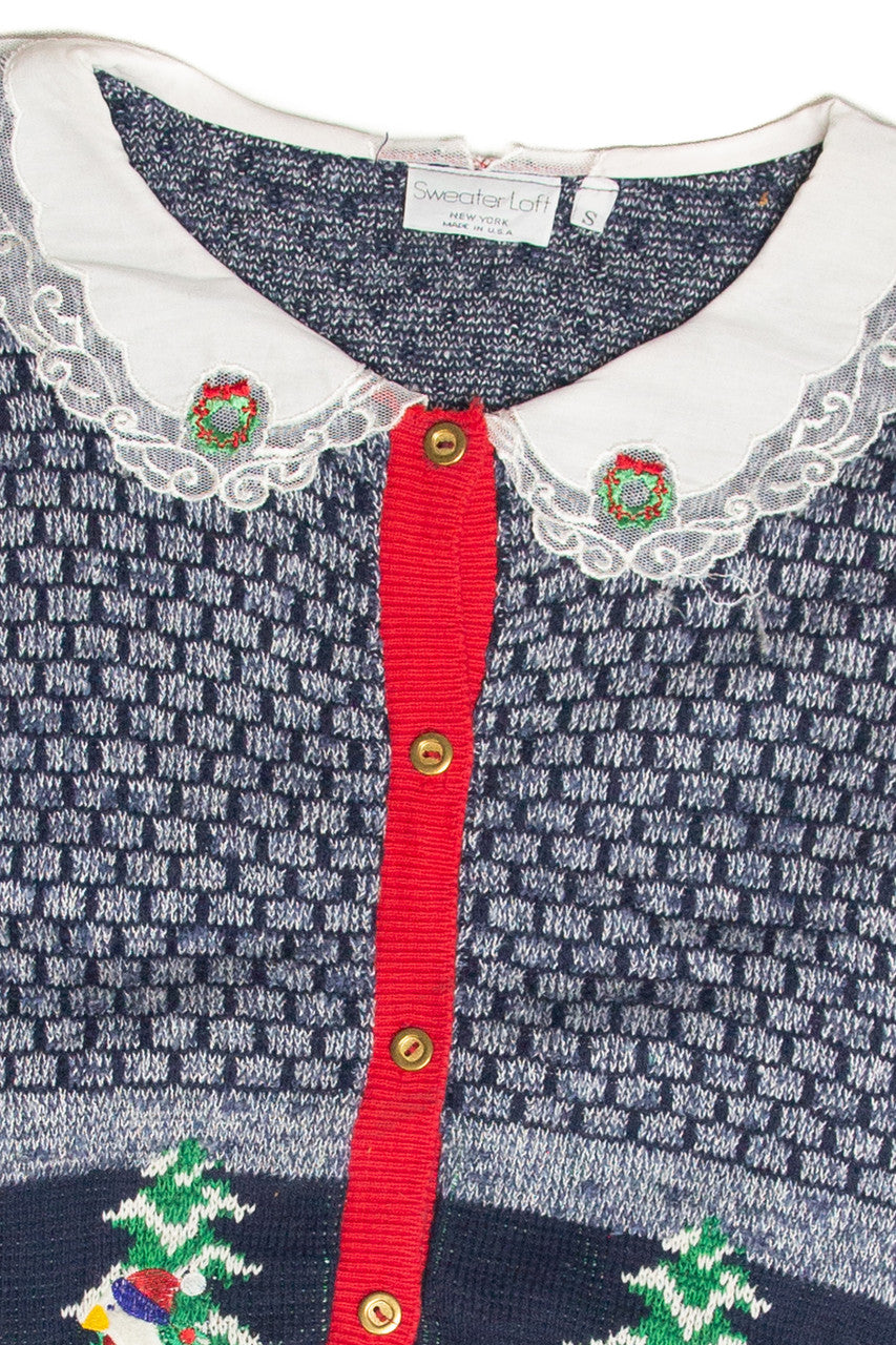 Vintage Ugly Christmas Cardigan 62932
