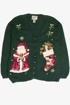 Vintage Green Ugly Christmas Cardigan 62933