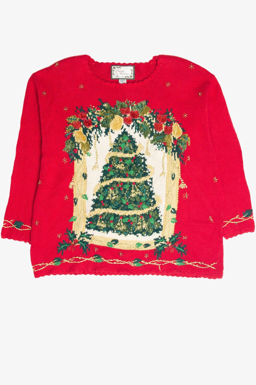 Vintage Red Ugly Christmas Pullover 62935