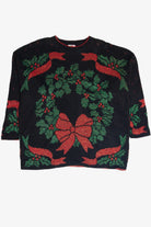 Vintage Black Ugly Christmas Pullover 62938
