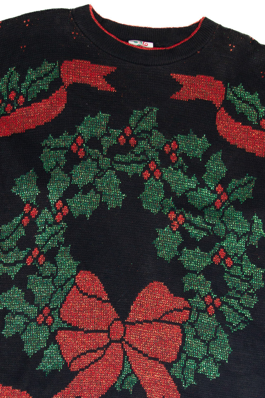 Vintage Black Ugly Christmas Pullover 62938