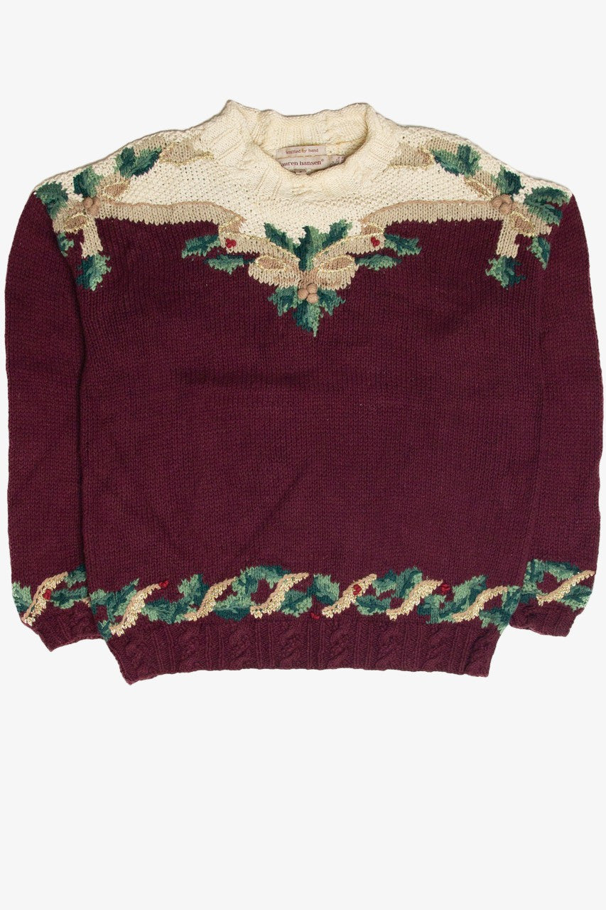 Vintage Red Ugly Christmas Pullover 62952