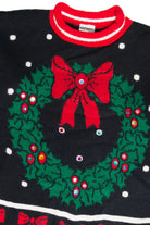 Vintage Black Ugly Christmas Pullover 62955