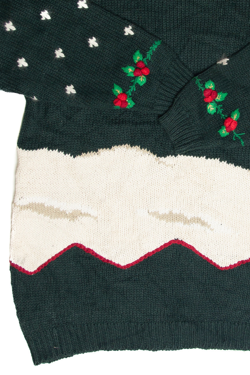 Vintage Green Ugly Christmas Pullover 62957