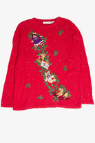 Vintage Red Ugly Christmas Pullover 62960