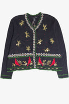 Vintage Cardinals Ugly Christmas Cardigan 62961