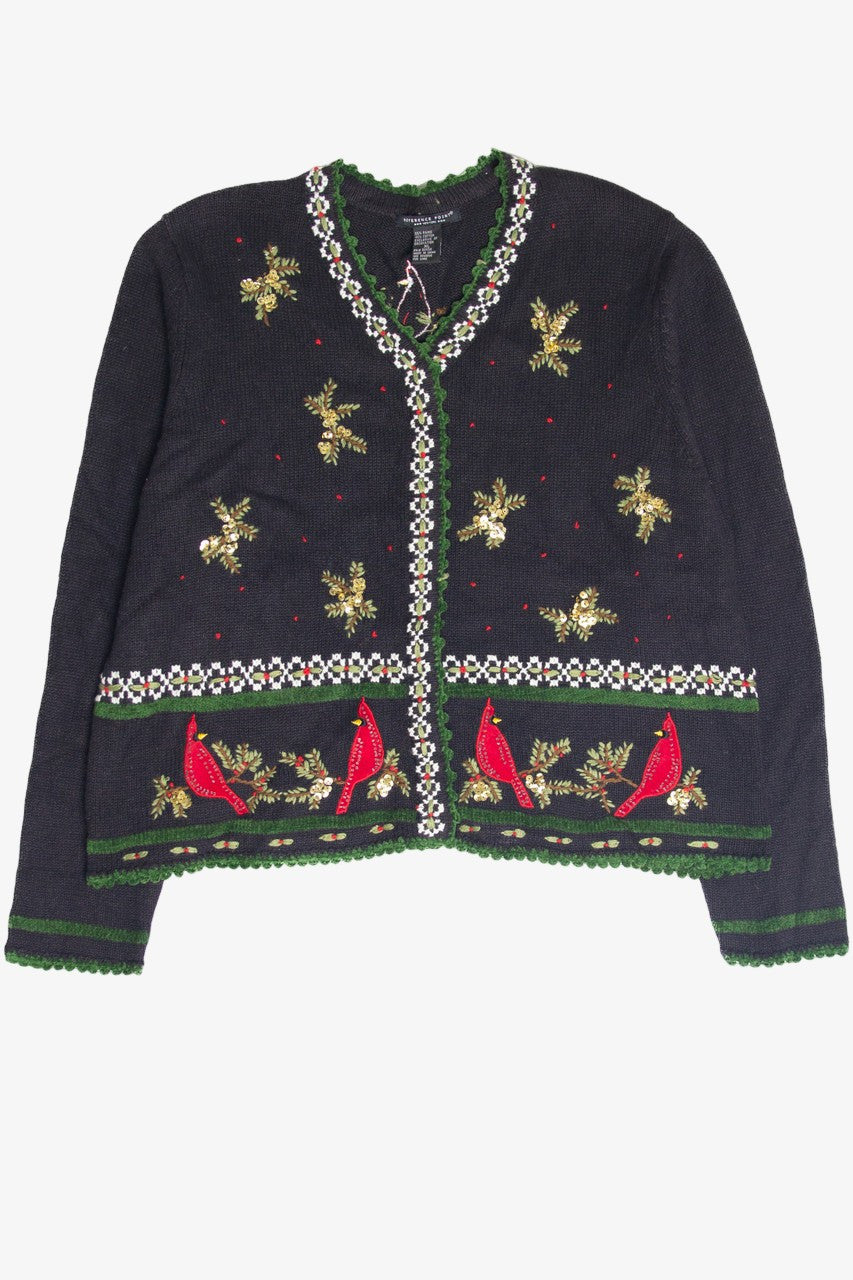 Vintage Cardinals Ugly Christmas Cardigan 62961