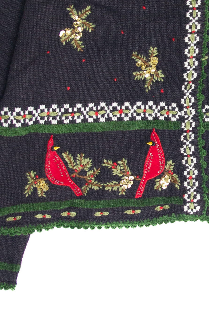 Vintage Cardinals Ugly Christmas Cardigan 62961