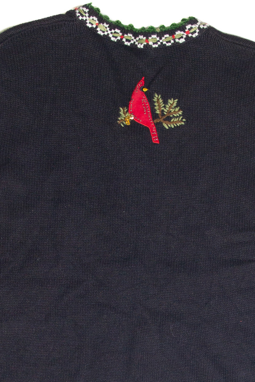Vintage Cardinals Ugly Christmas Cardigan 62961