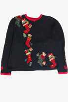 Vintage Black Ugly Christmas Cardigan 62964