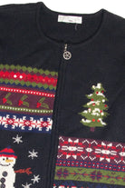 Vintage Black Ugly Christmas Cardigan 62966