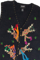 Vintage Black Ugly Christmas Vest 62971