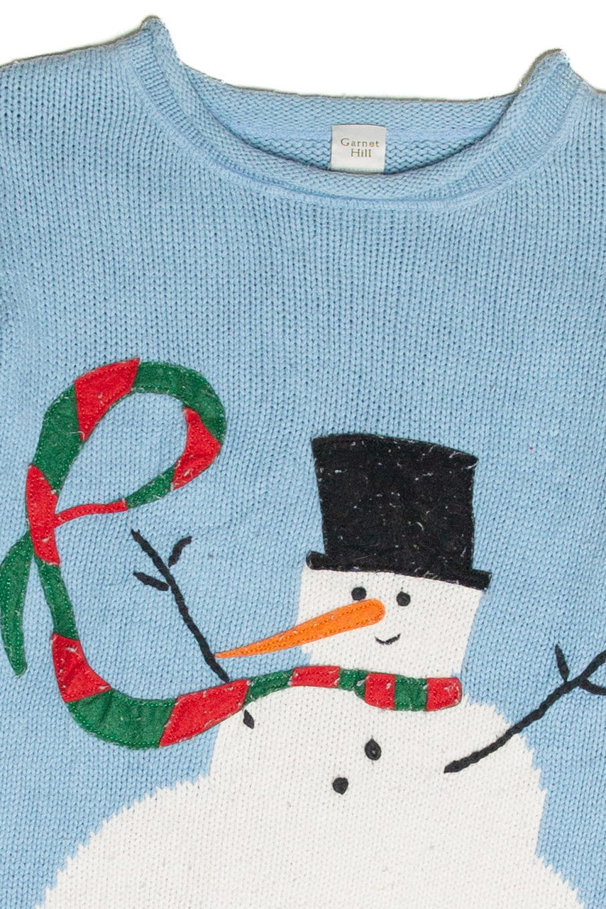 Vintage Blue Ugly Christmas Pullover 62973