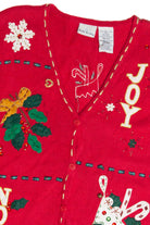 Vintage Red Ugly Christmas Vest 62977