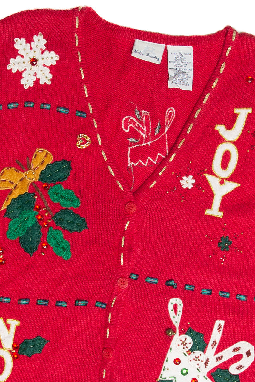 Vintage Red Ugly Christmas Vest 62977