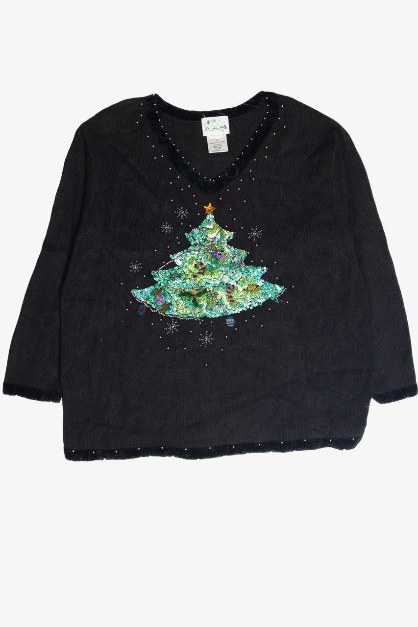Vintage Black Ugly Christmas Pullover