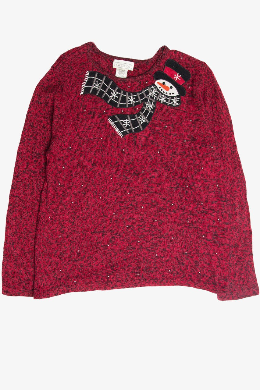 Vintage Red Ugly Christmas Pullover 62981