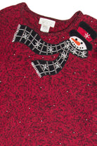 Vintage Red Ugly Christmas Pullover 62981