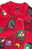 Vintage Red Ugly Christmas Cardigan 62982