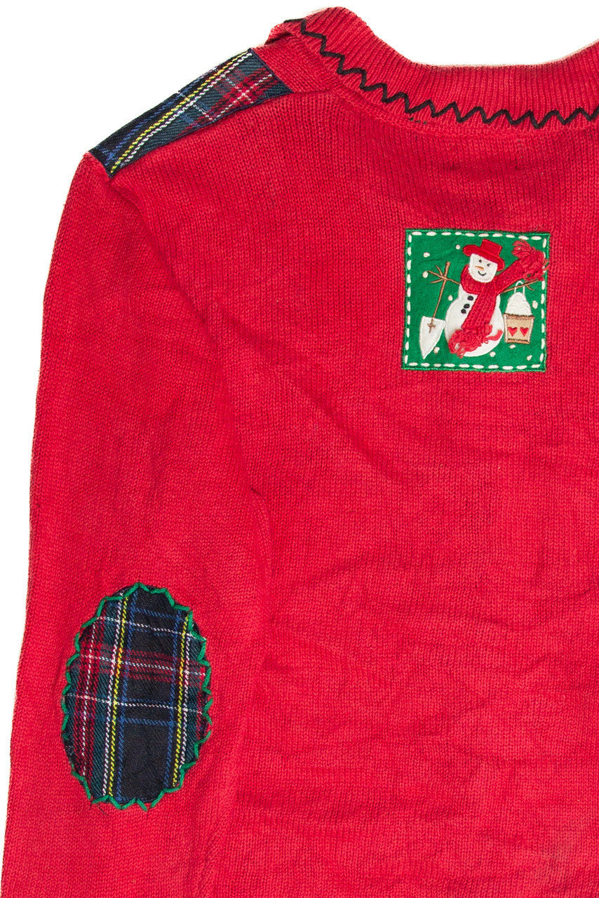 Vintage Red Ugly Christmas Cardigan 62982