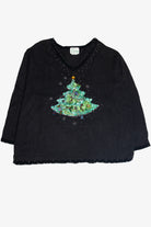 Vintage Black Ugly Christmas Pullover 62985