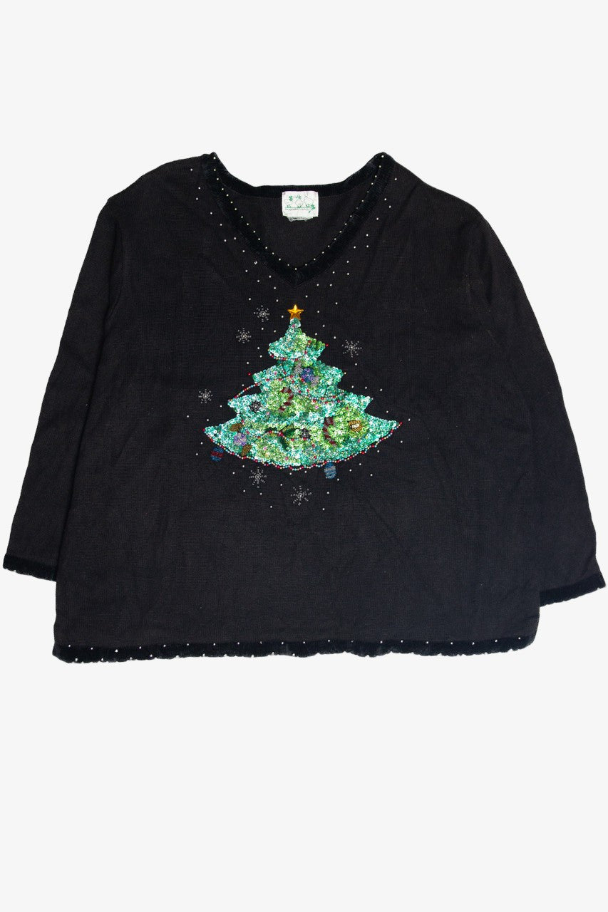 Vintage Black Ugly Christmas Pullover 62985