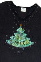 Vintage Black Ugly Christmas Pullover 62985