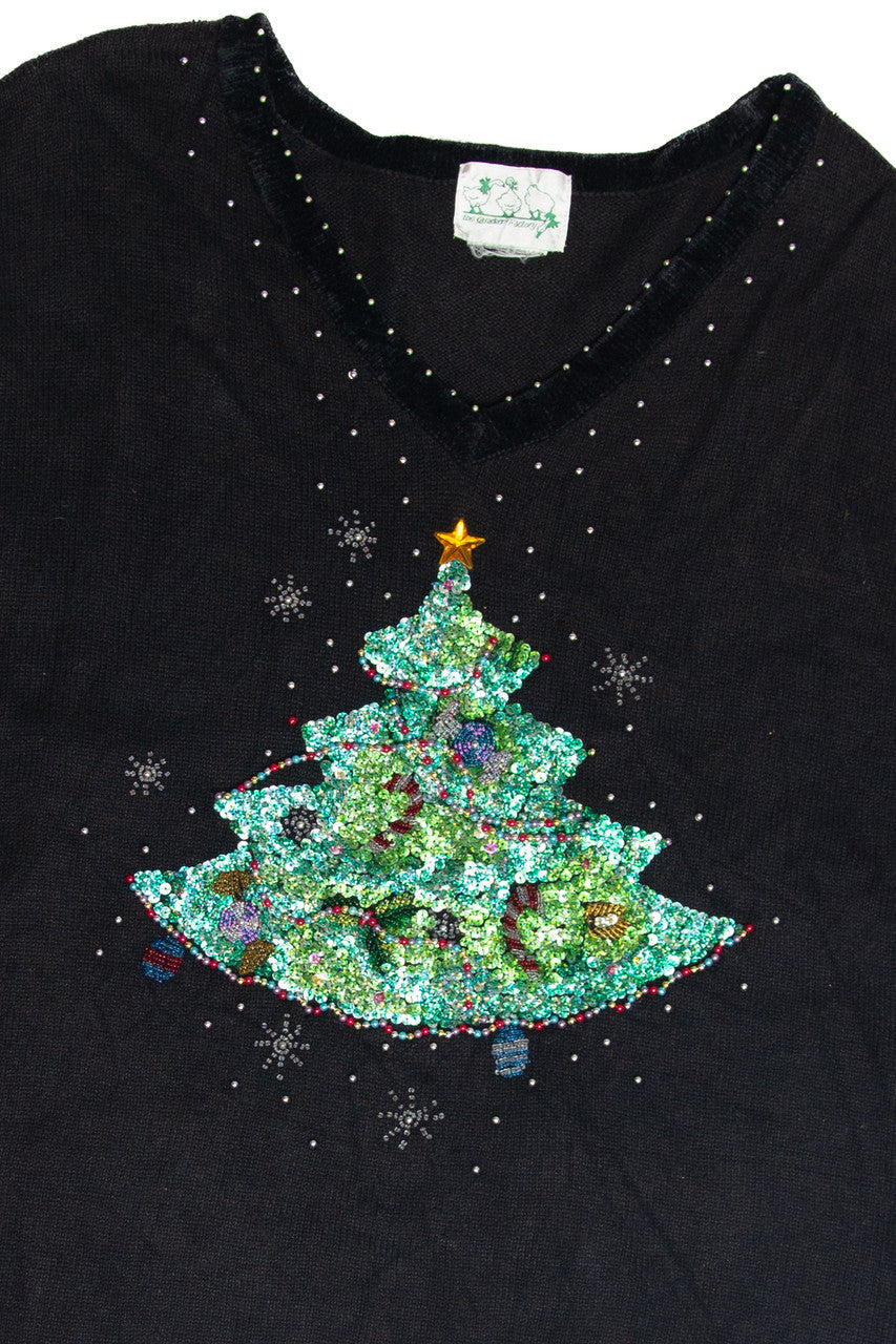 Vintage Black Ugly Christmas Pullover 62985