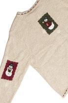 Vintage Beige Ugly Christmas Cardigan 62986