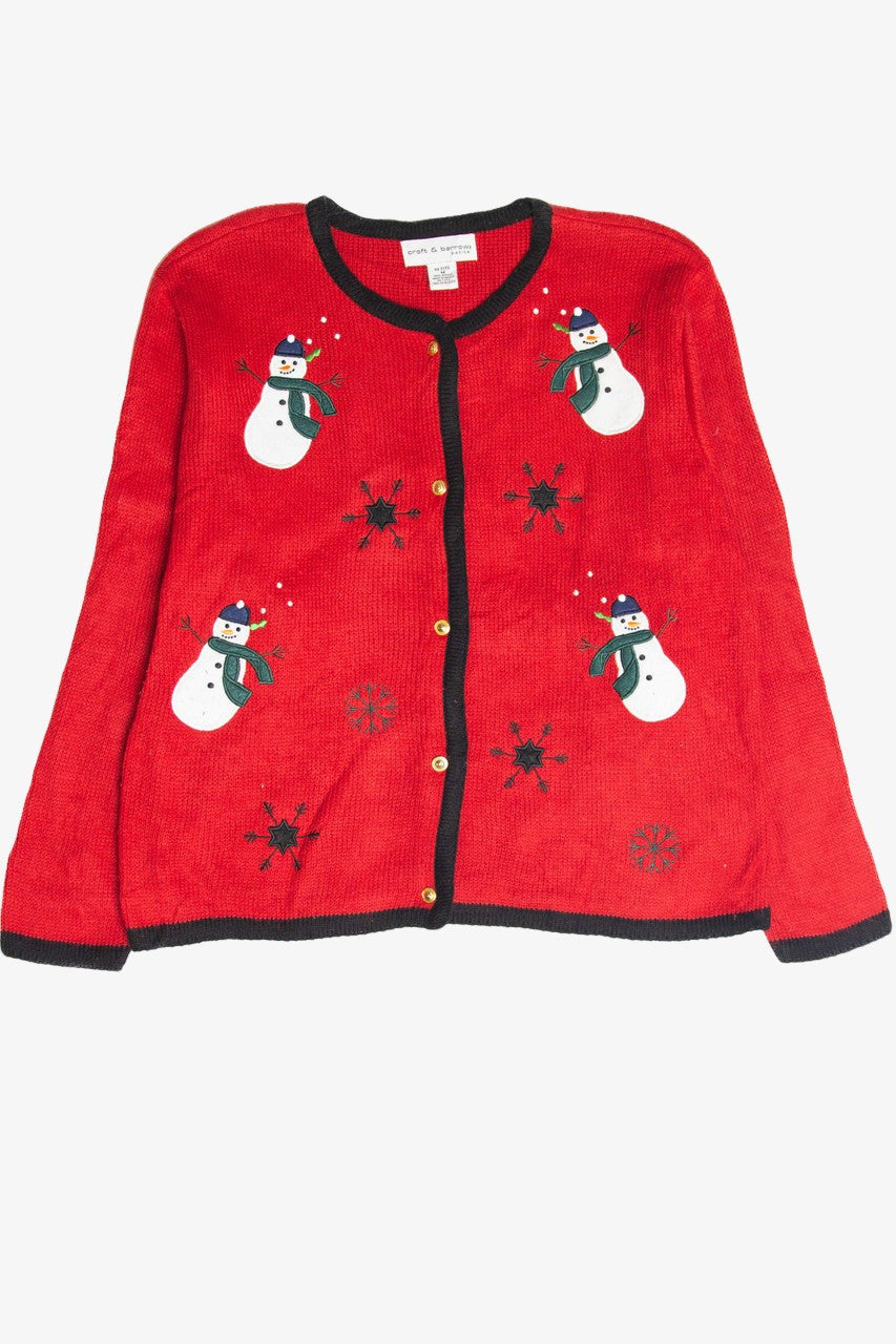 Vintage Red Ugly Christmas Cardigan 62987