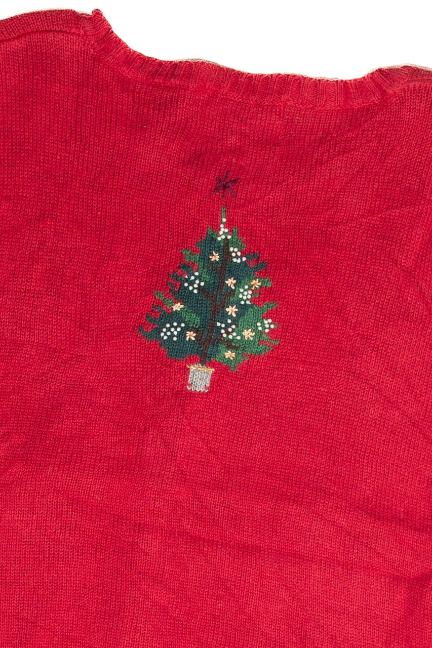 Vintage Red Ugly Christmas Cardigan 62988